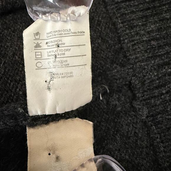 Vince Cashmere Zipper Front Hoodie Sweater Women's Size XS Grey Casual Designer - Picture 7 of 9